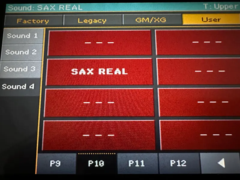 Sample de Sax real para Korg pa