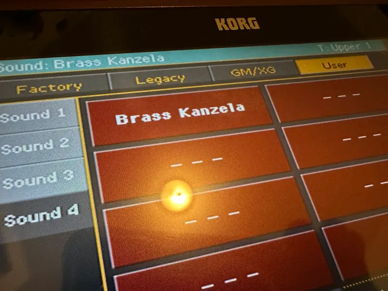 Sample Brass Kanzela para Korg Pa